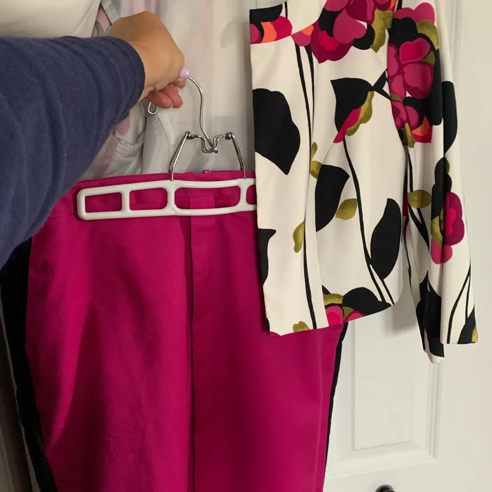 Dress Barn Crop Floral Blazer Size 14W. Vest and skirt sold separately - Picture 11 of 11